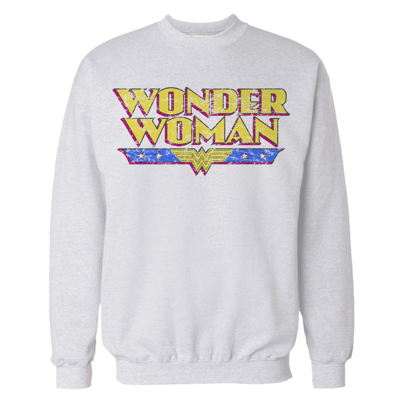 DC Comics Wonder Woman Logo Vintage Official Sweatshirt