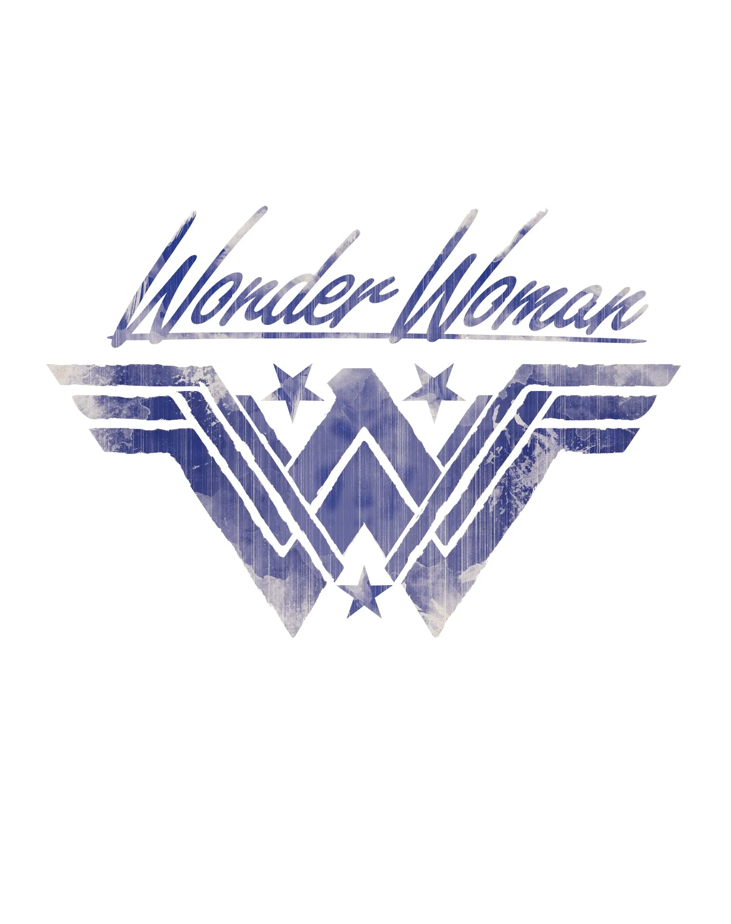 DC Comics Wonder Woman Logo Watermark Official Sweatshirt