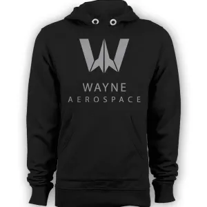 DC Justice League Wayne Aerospace Official Hoodie (Black)