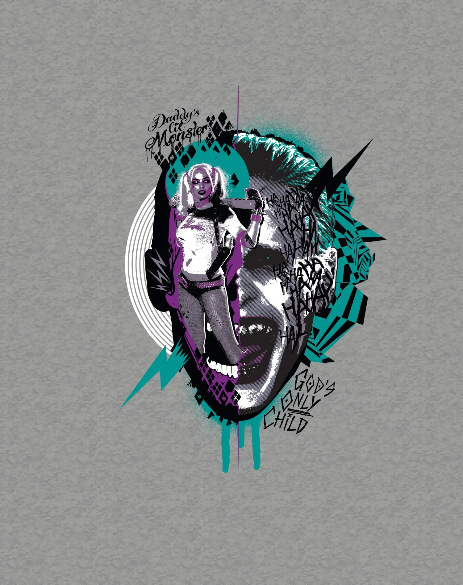 DC Suicide Squad Joker Harley Quinn Collage Official Sweatshirt