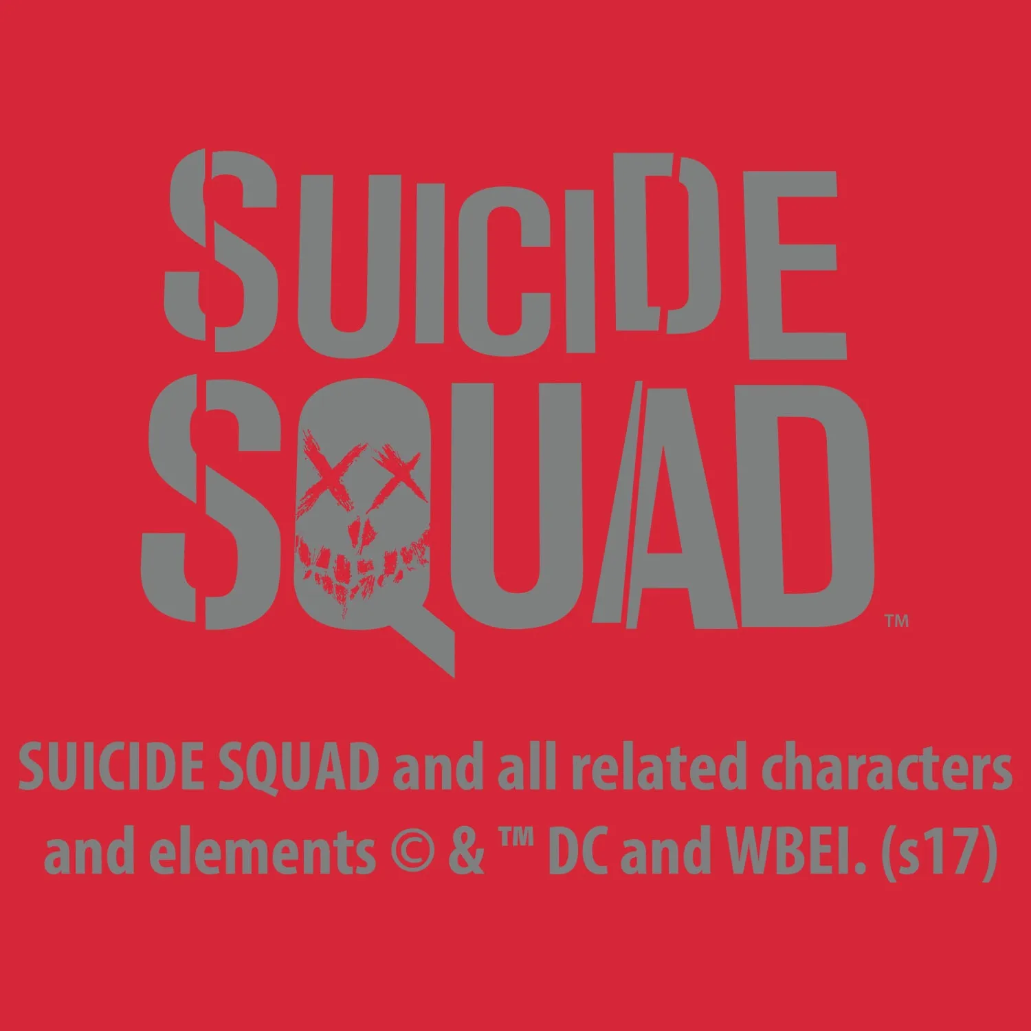 DC Suicide Squad Joker Harley Quinn Collage Official Varsity Jacket (Red)
