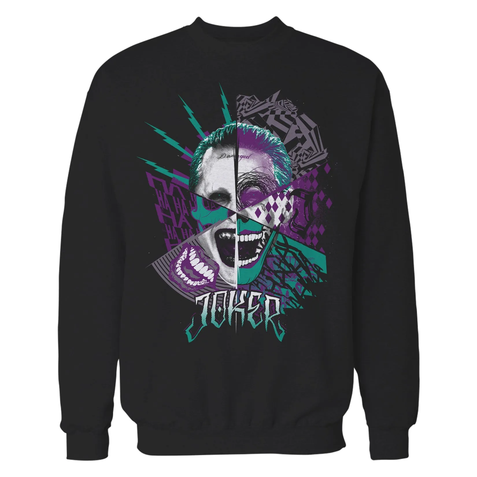DC Suicide Squad Joker Logo Official Sweatshirt (Black)