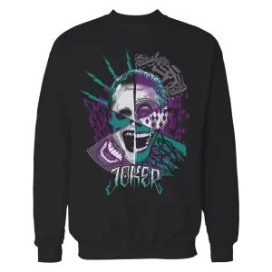 DC Suicide Squad Joker Logo Official Sweatshirt (Black)