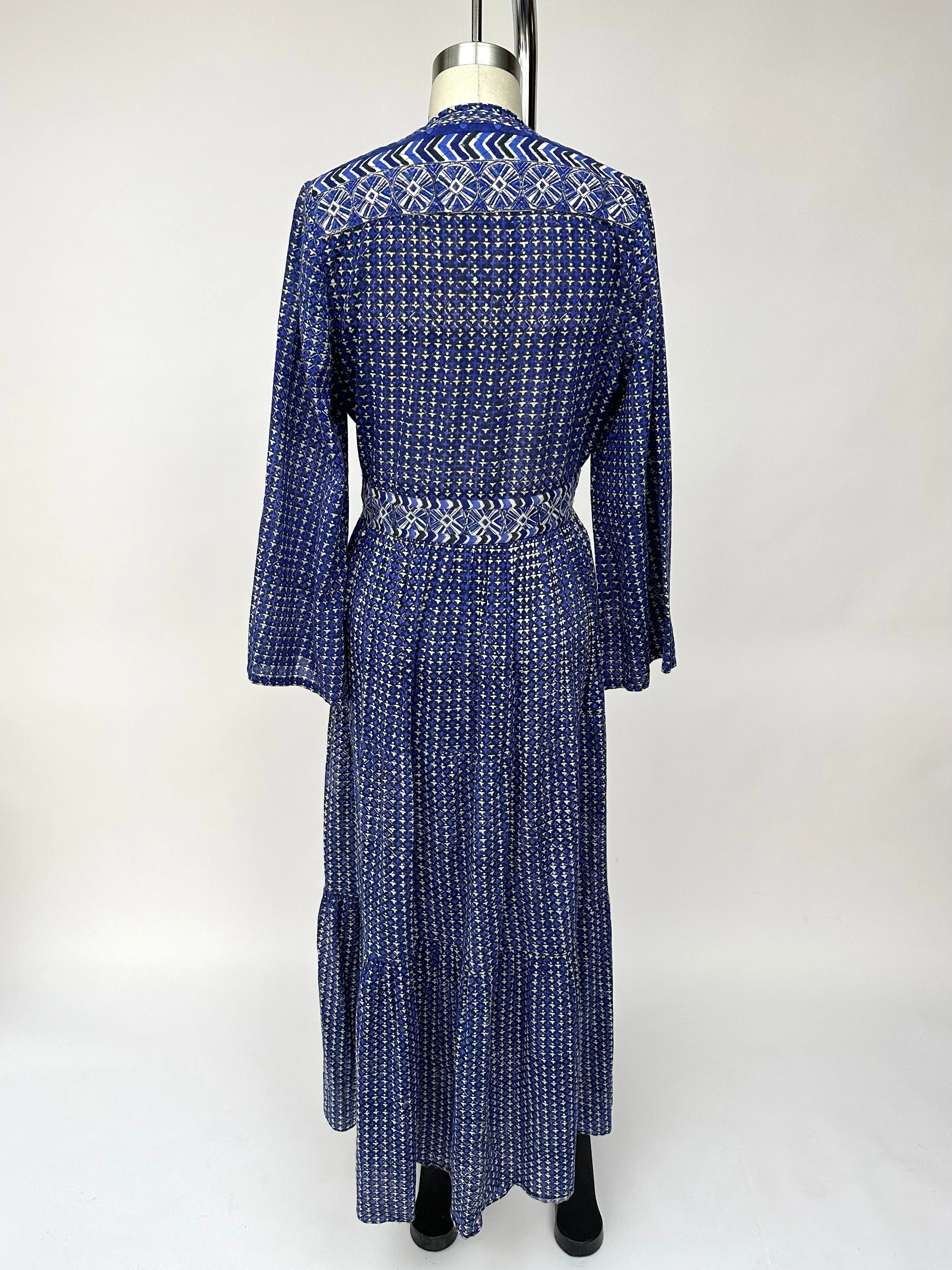 Dôen Indigo Printed Dress