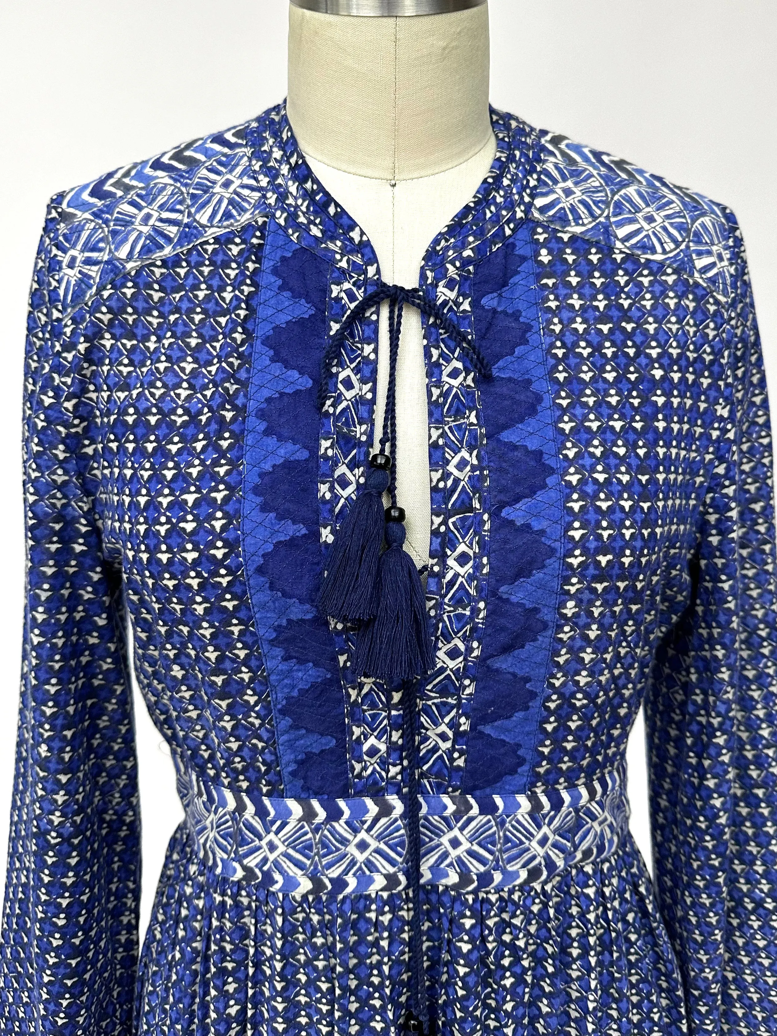 Dôen Indigo Printed Dress