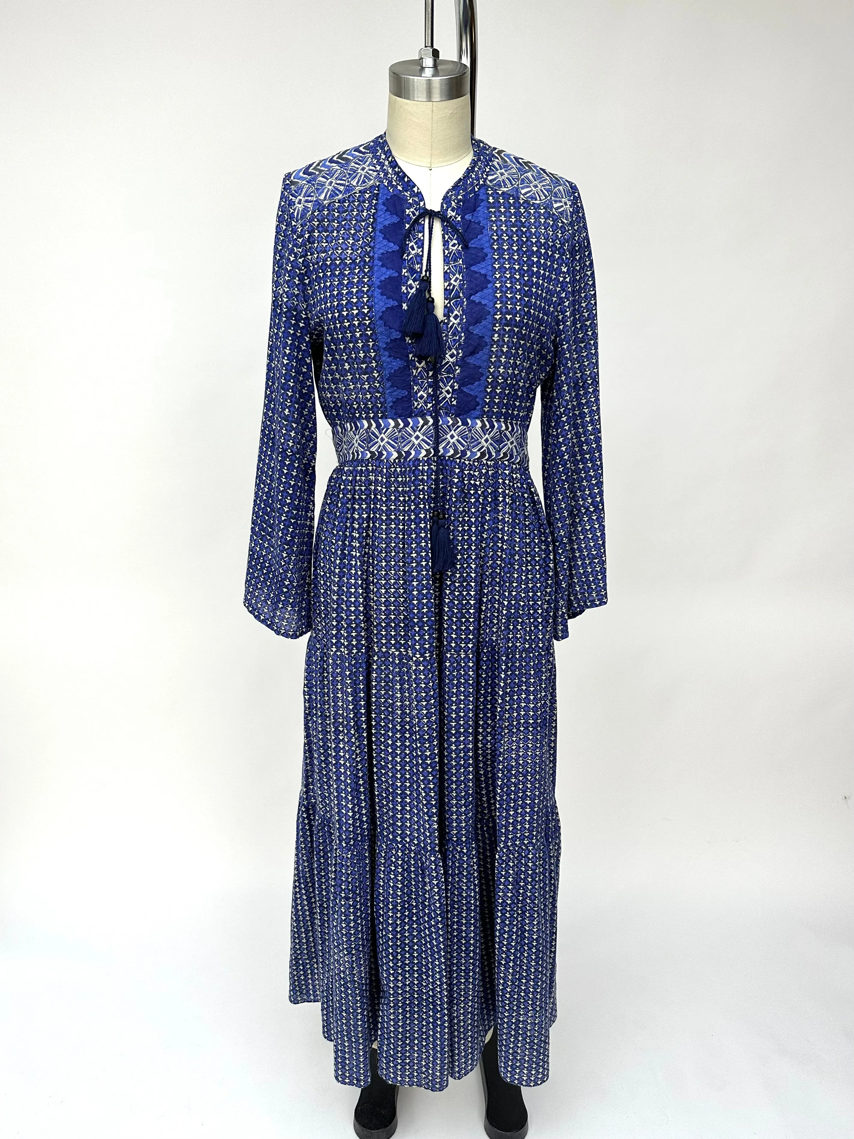 Dôen Indigo Printed Dress