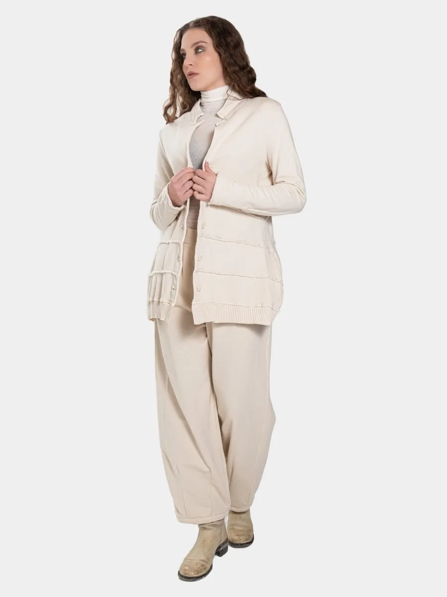 Distressed Splice Tier Jacket