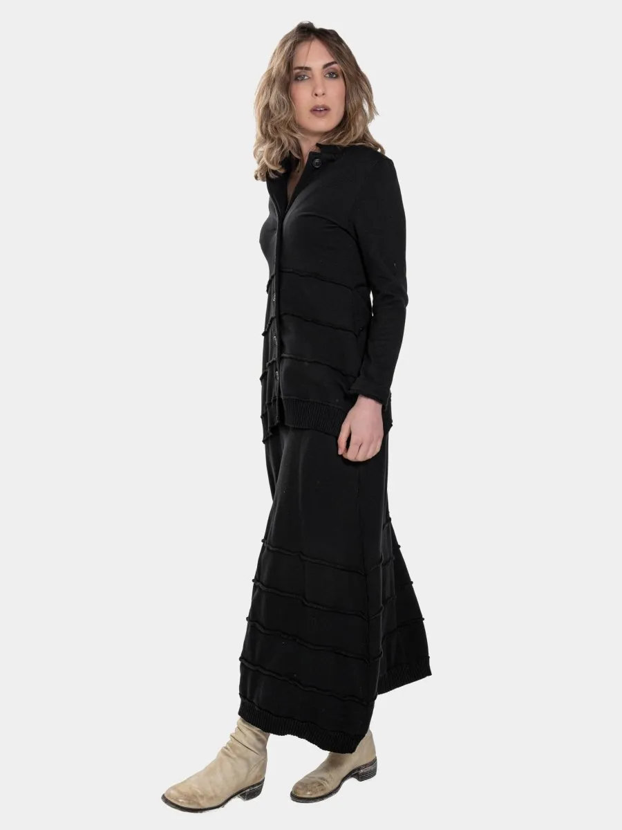 Distressed Splice Tier Jacket