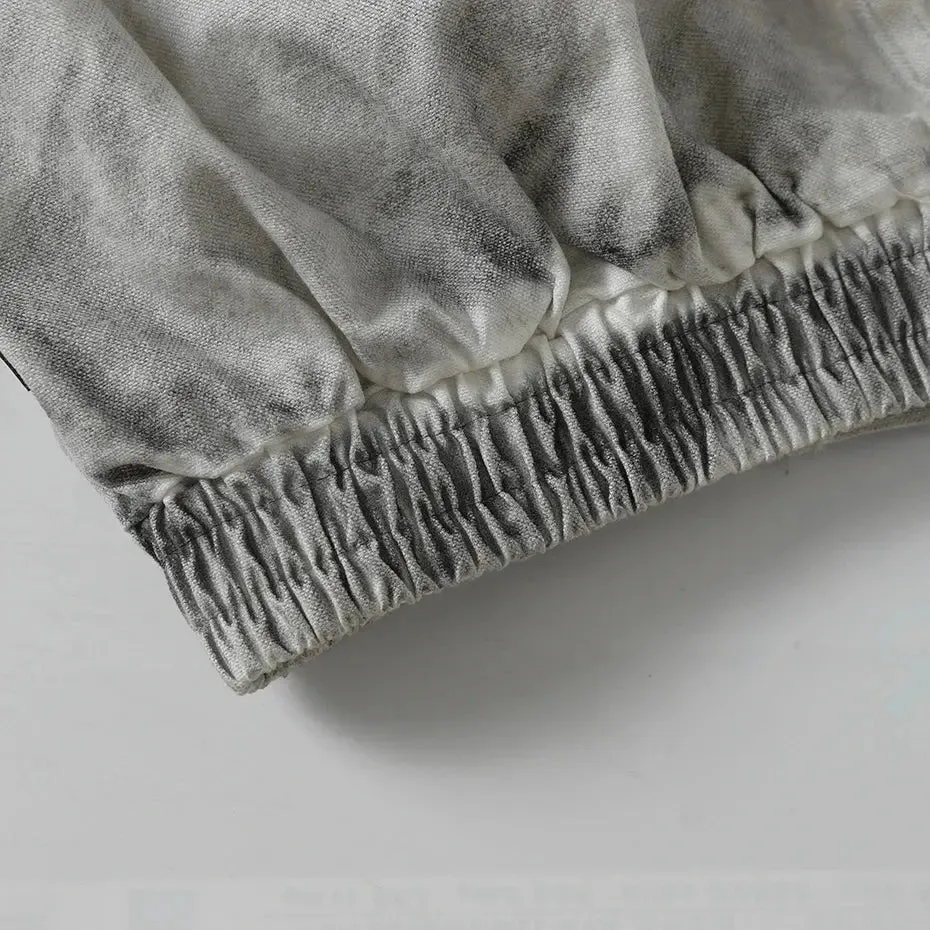 Distressed Washed Grunge  Hooded Jackets