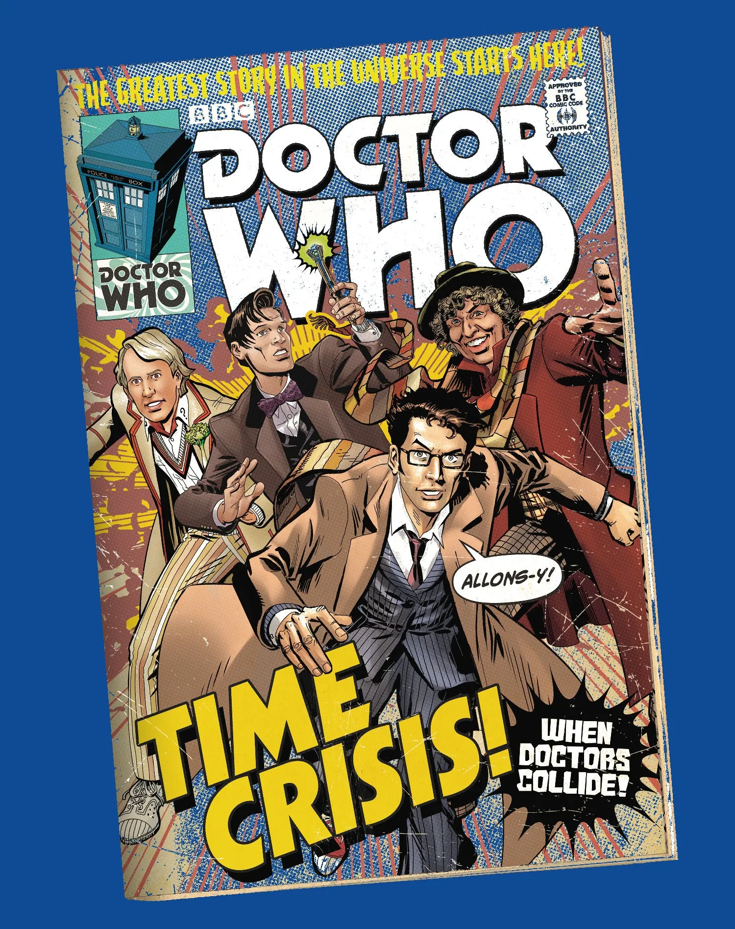 Doctor Who Comic Time Crisis Official Sweatshirt