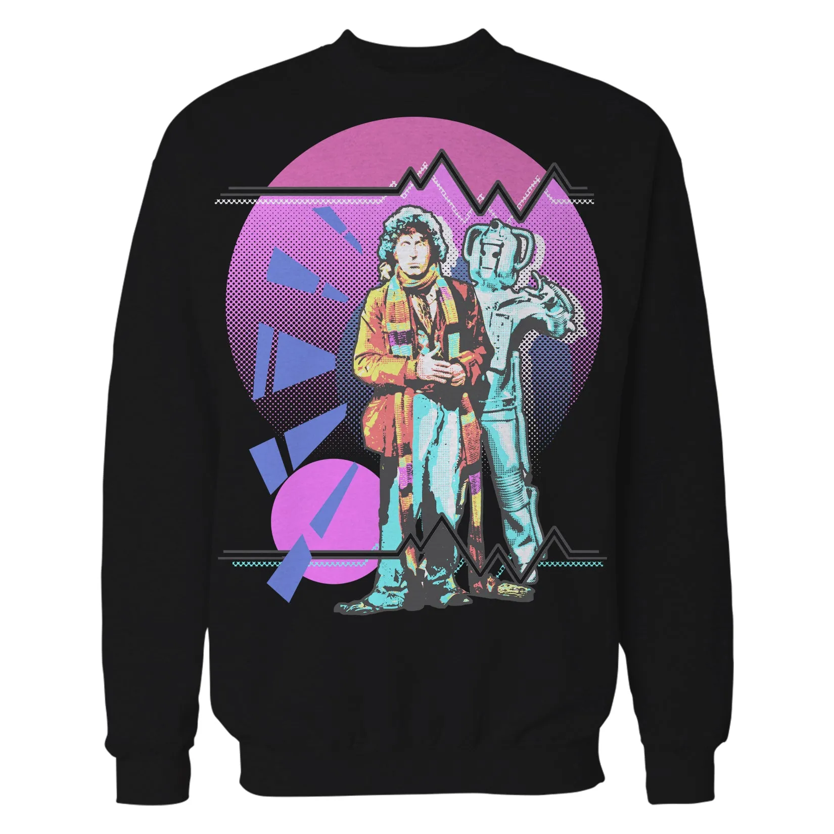 Doctor Who Pop Art 4th Doctor Baker Official Sweatshirt