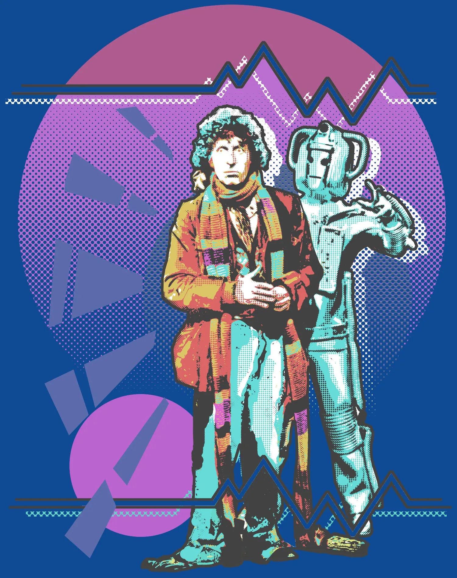 Doctor Who Pop Art 4th Doctor Baker Official Sweatshirt