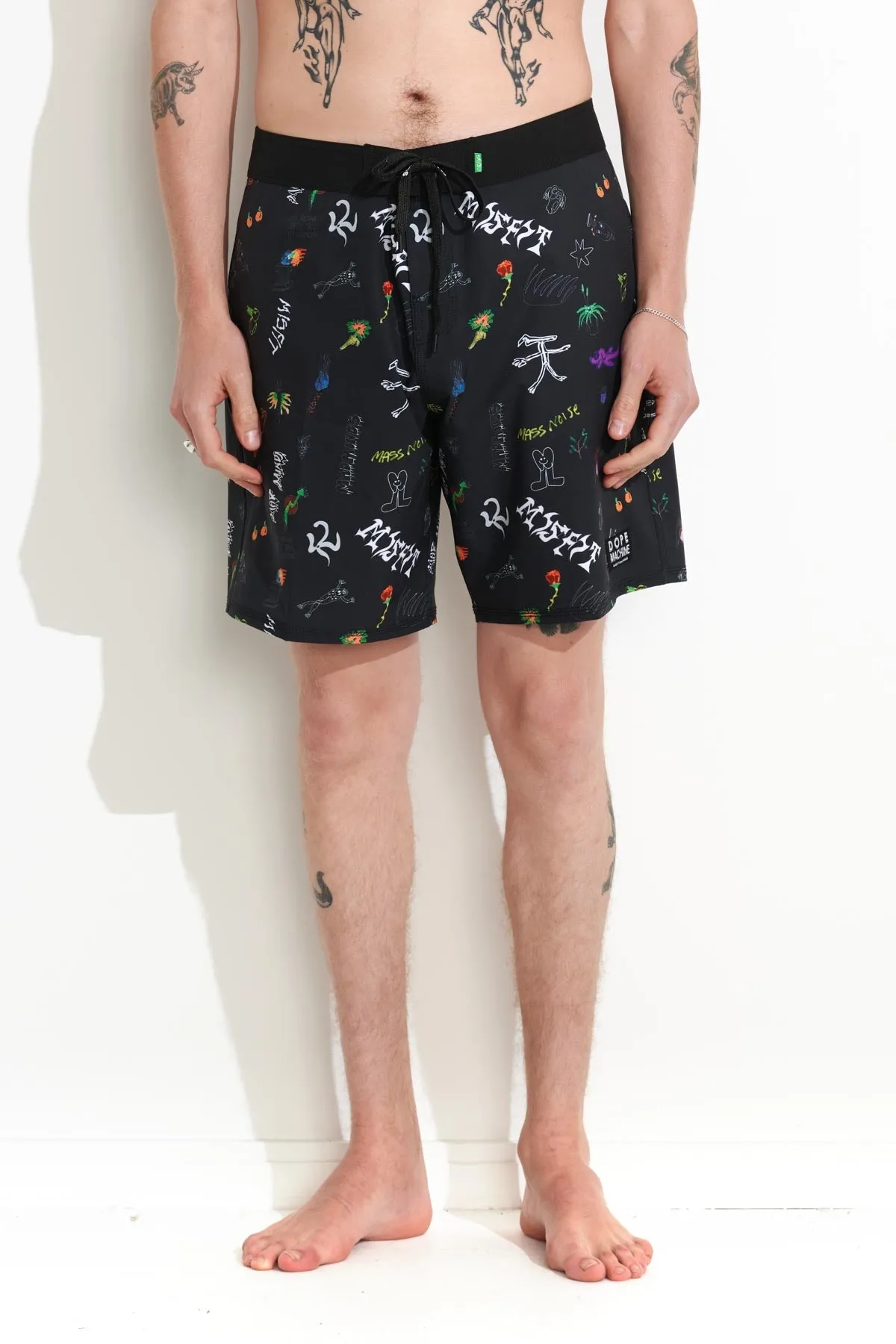 Dope Machine 18" 50-30 Short | Black/Multi
