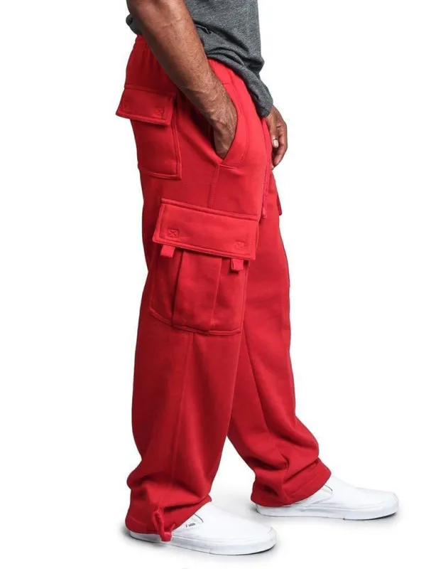 Drawstring Cargo Sweatpants