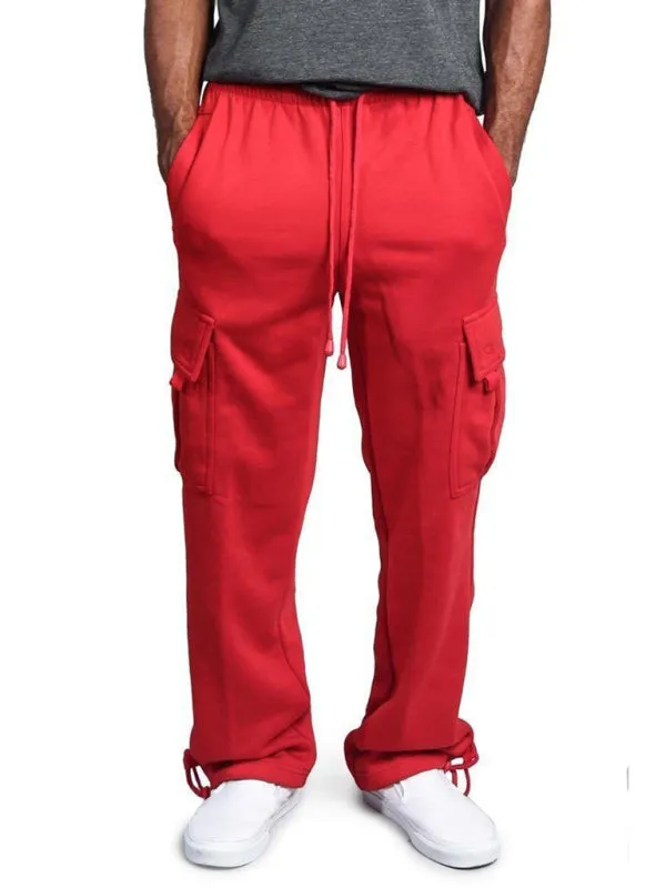 Drawstring Cargo Sweatpants