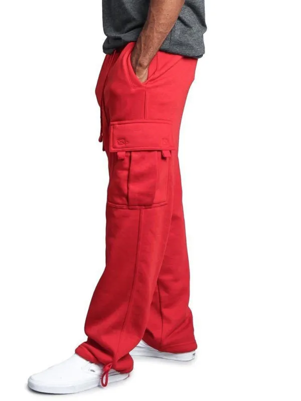 Drawstring Cargo Sweatpants