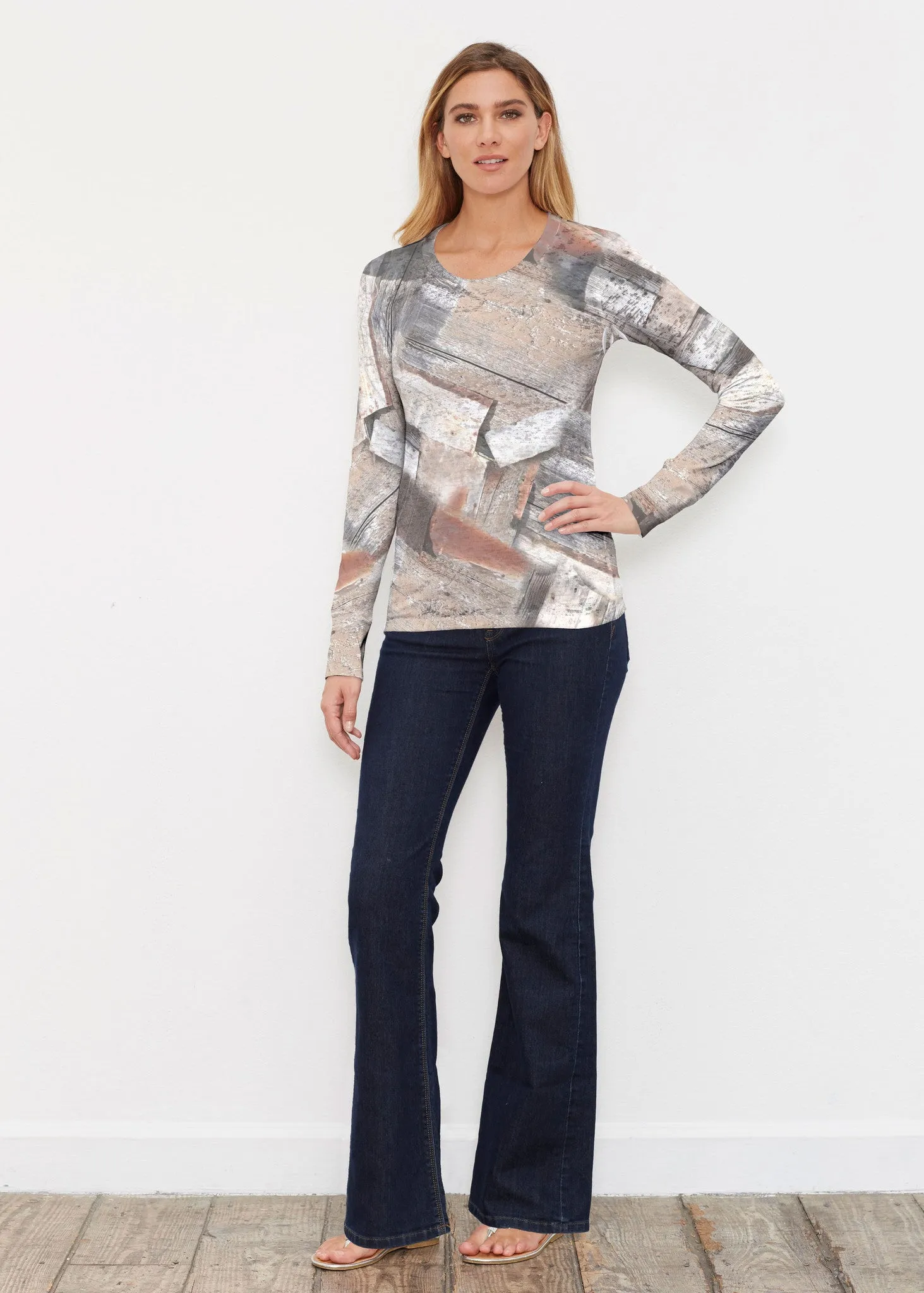 Driftwood (24013) ~ Thermal Long Sleeve Crew Shirt