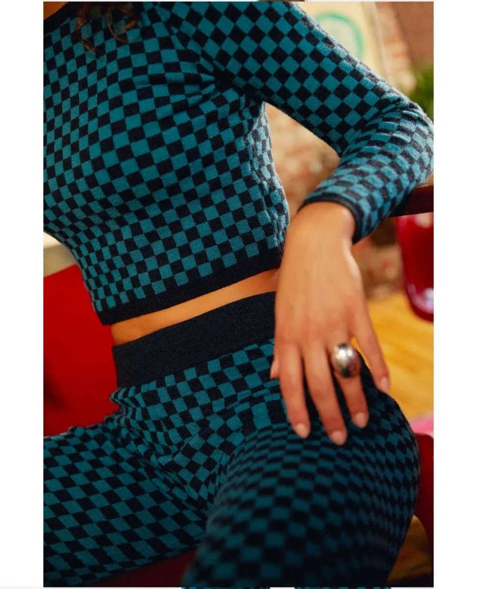 Eclipse Wave Pant Teal Combo