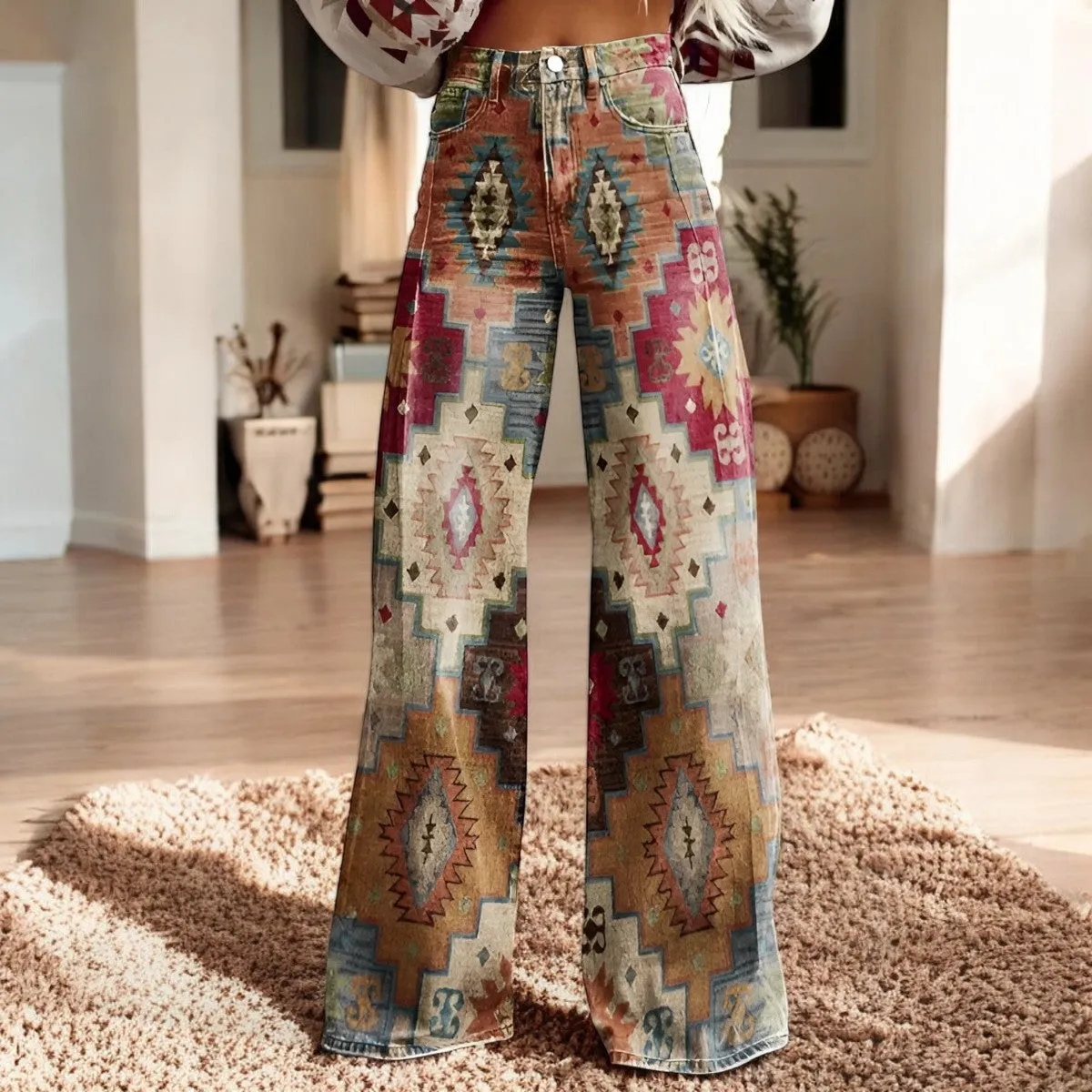 Elena | Trousers Elegant Bohemian Comfort with Timeless Style