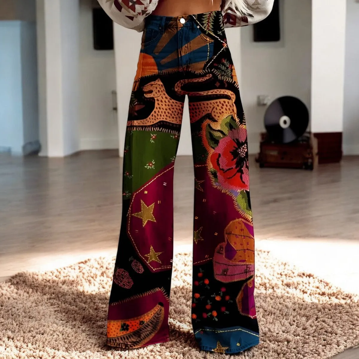 Elena | Trousers Elegant Bohemian Comfort with Timeless Style