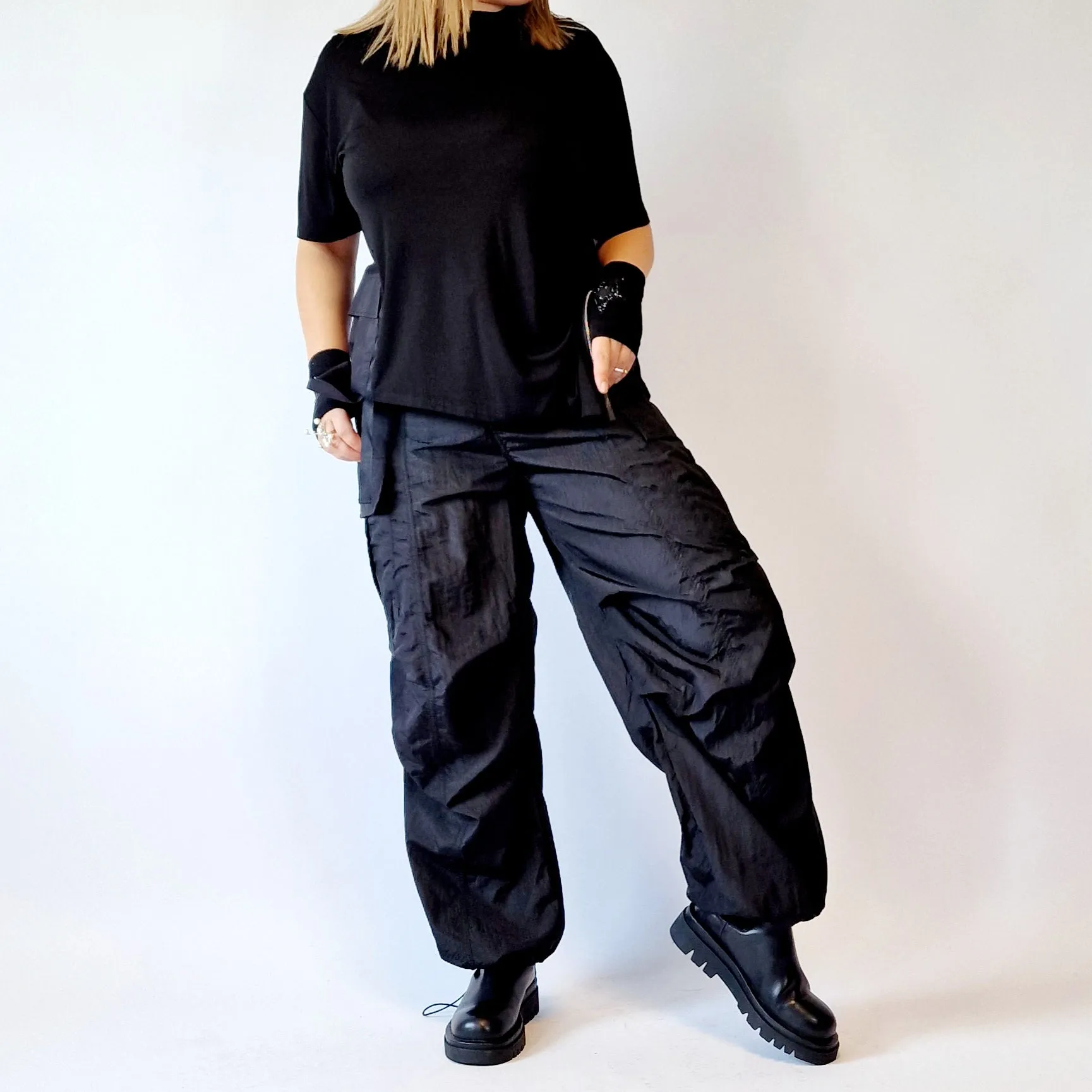 Elijumei Irregular Design Basic T-shirt