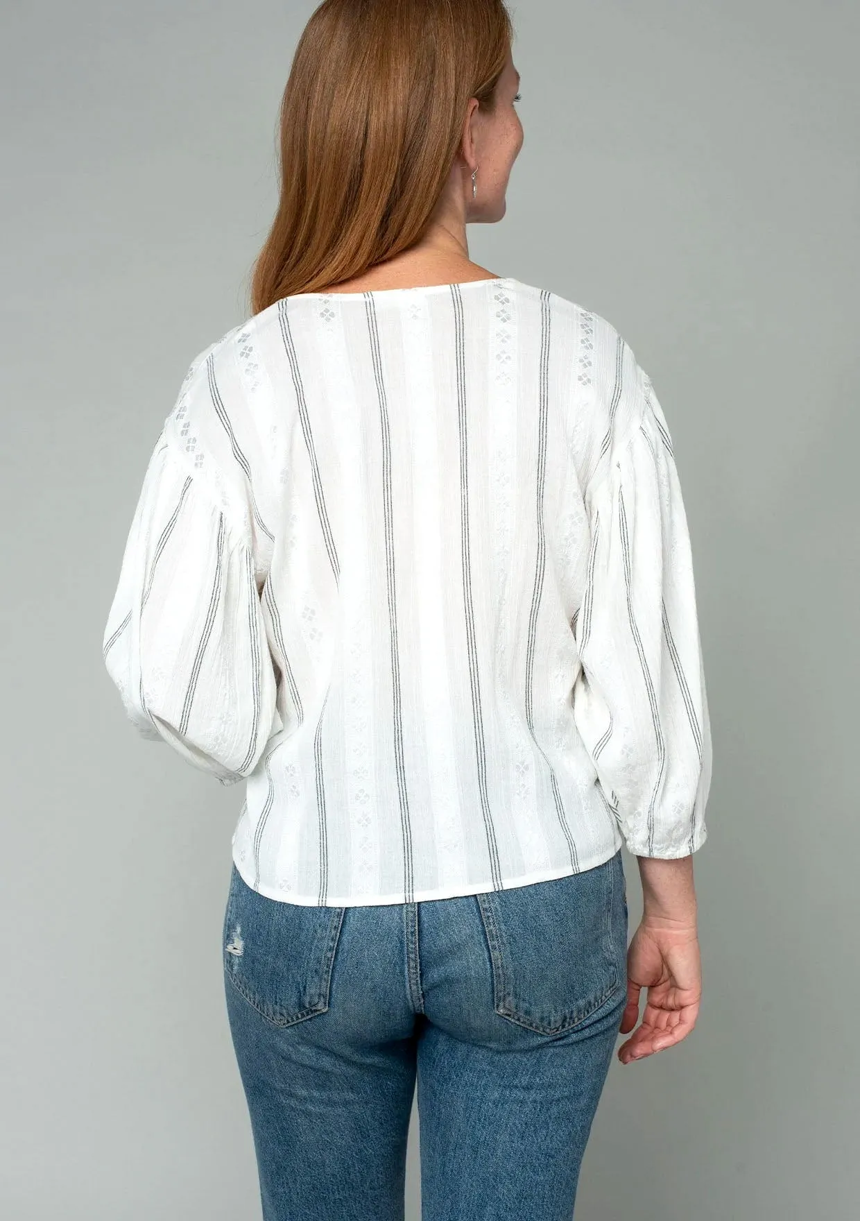 Elodie Tie Front Top