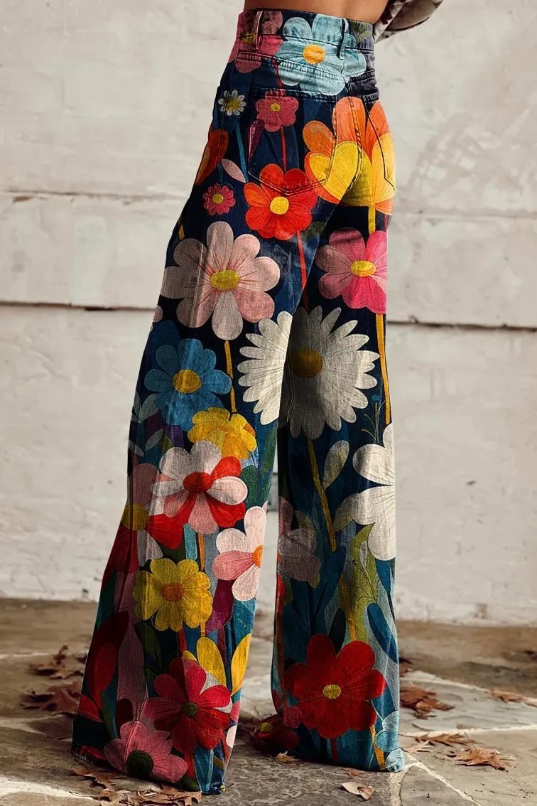 Elyza | Boho Heritage Wide-Leg Pants