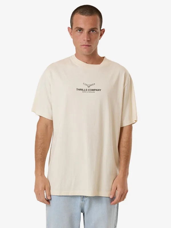 EMBLEM MERCH FIT TEE - UNBLEACHED