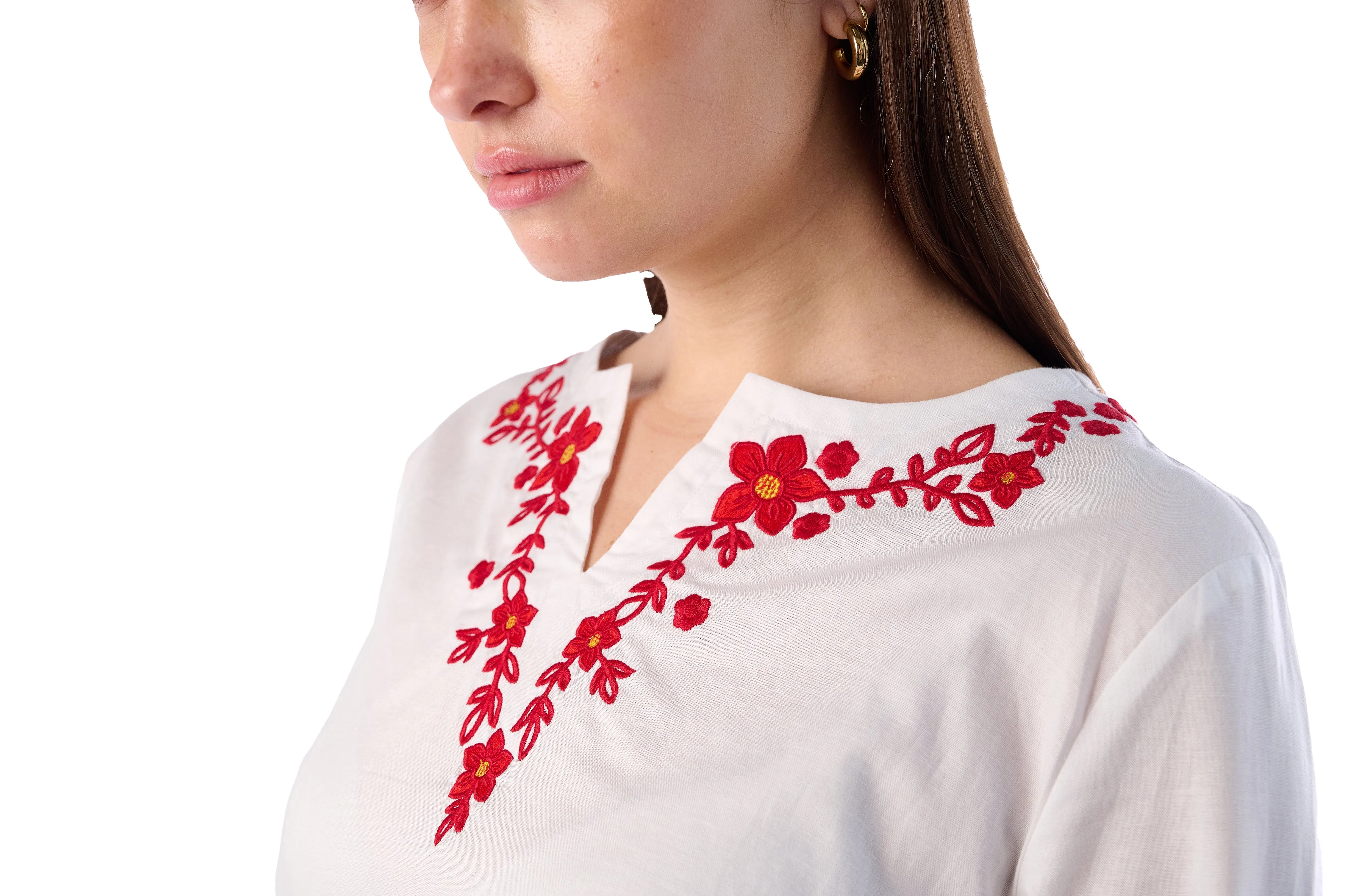 Embroidered Boho Tunic