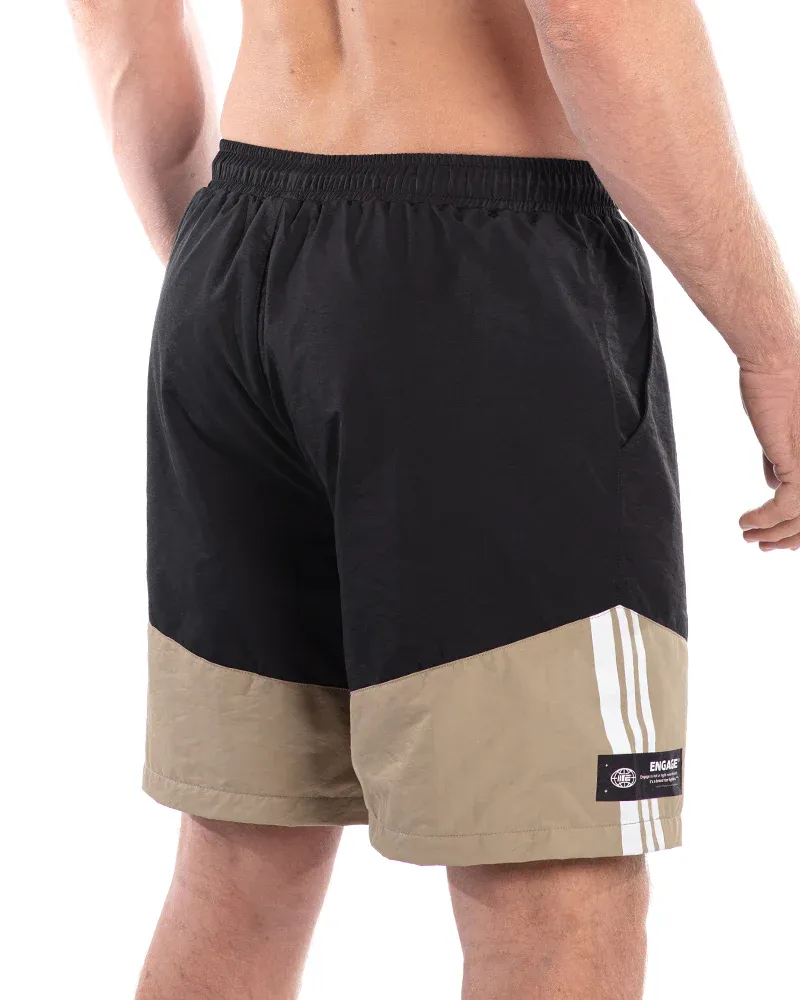 Engage Casual Block Shorts
