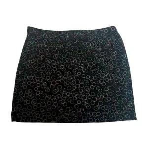 EP Pro Tech Golf Skort Size 18 Black Color Circle Side Zip Back Pocket