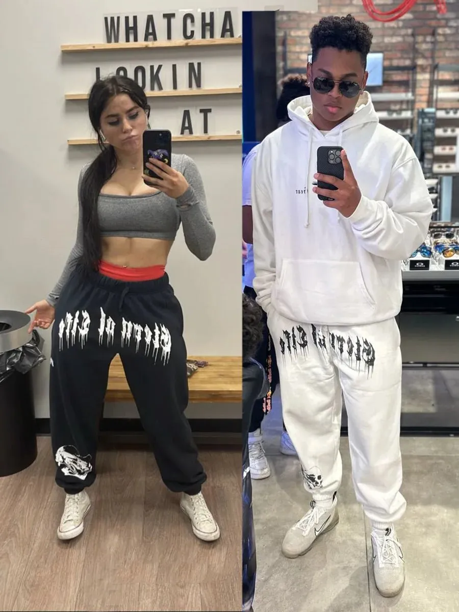 ETernal LIfe Cross Skull Activewear Joggers