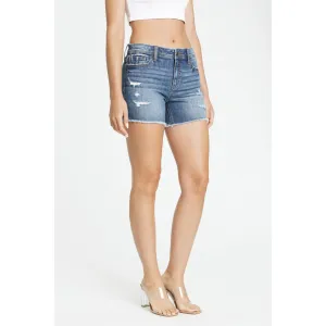 Eunina Mid Rise Cut Off Riley Short - Barracuda
