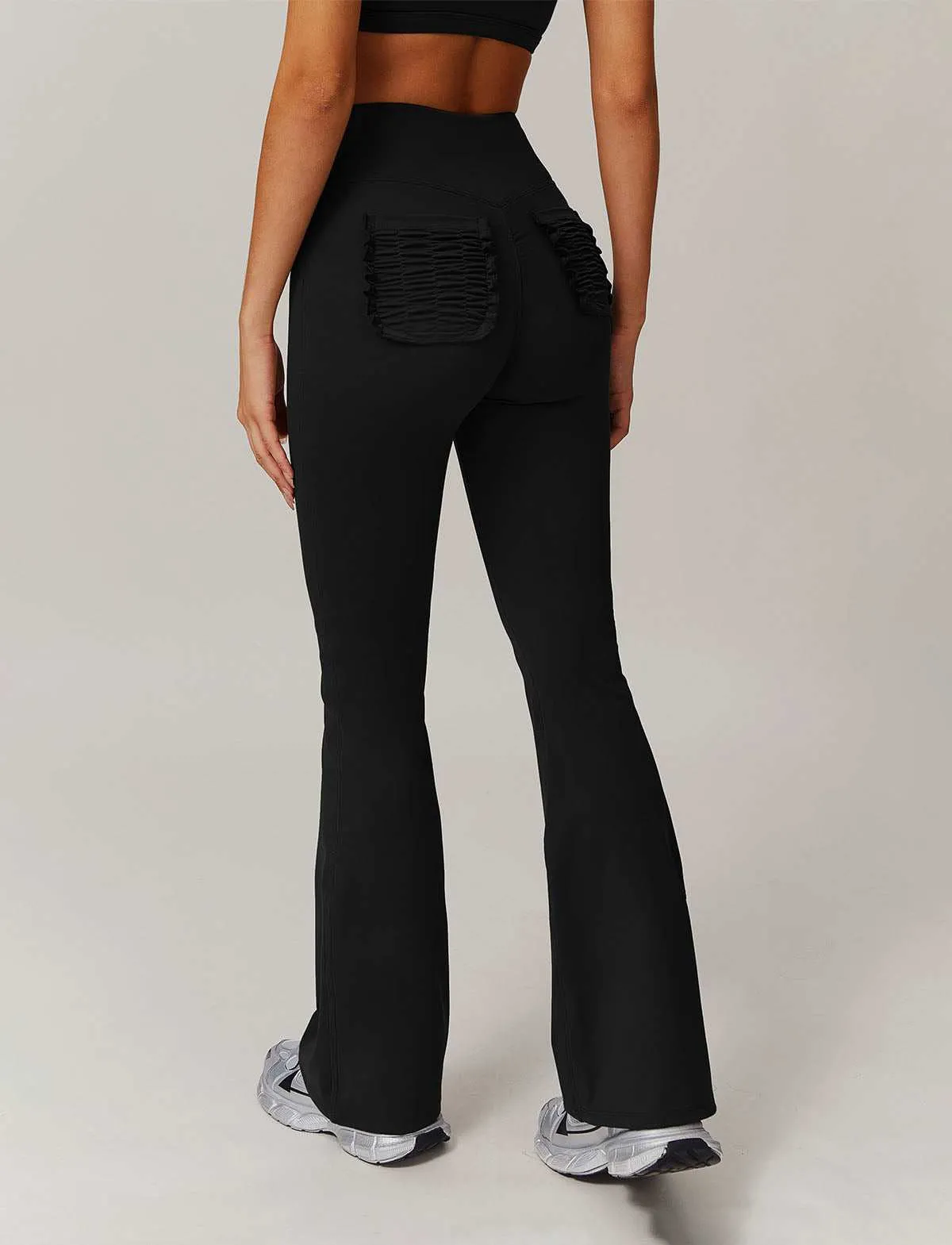 Fashion High Waist Yoga Flare Pant