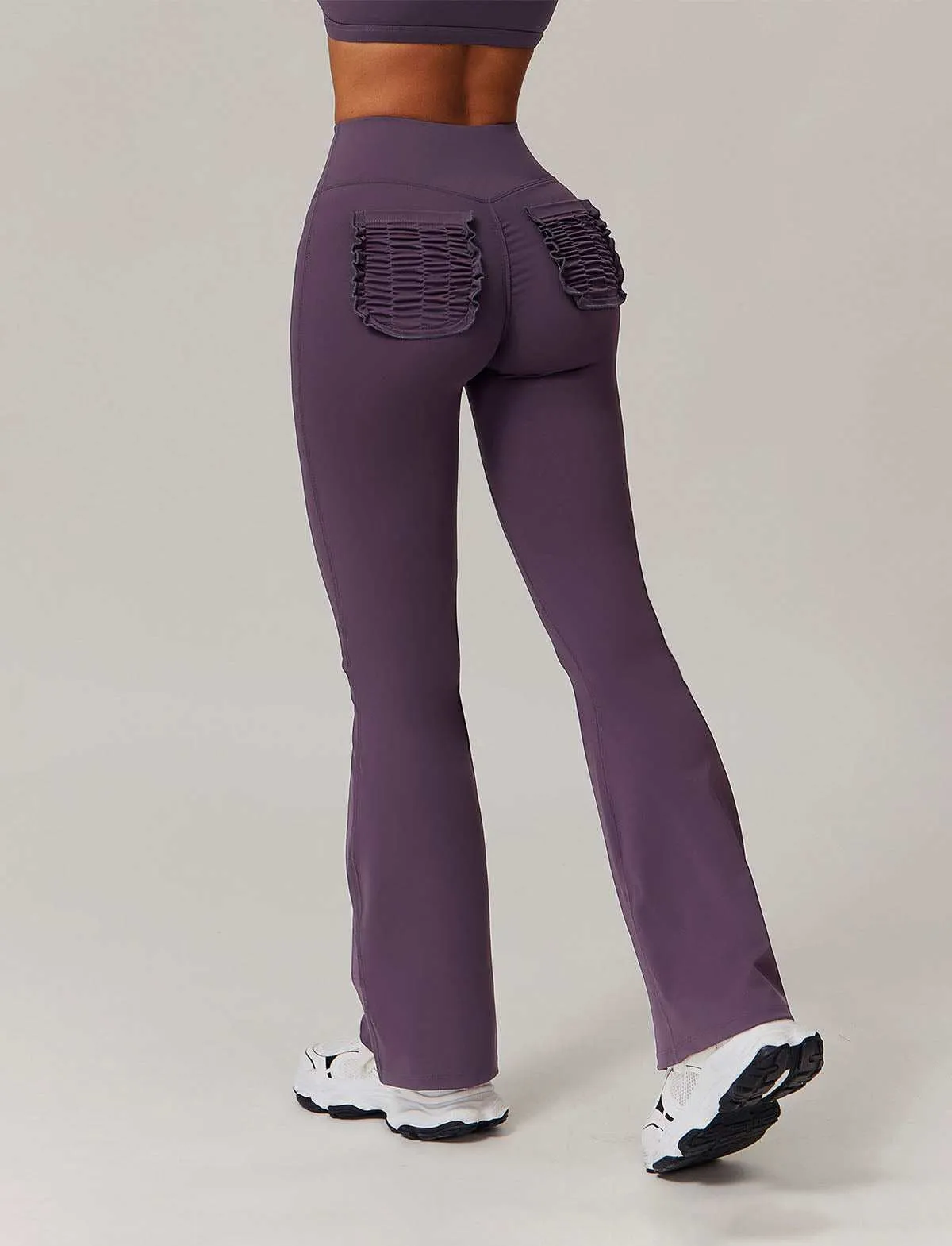 Fashion High Waist Yoga Flare Pant