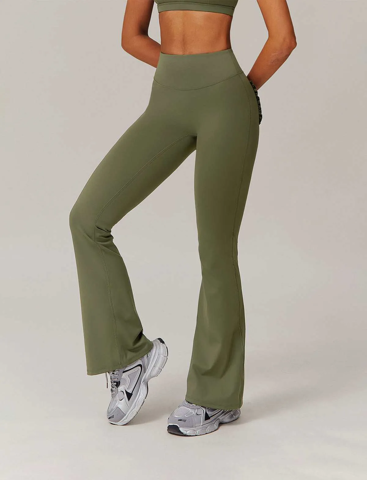Fashion High Waist Yoga Flare Pant