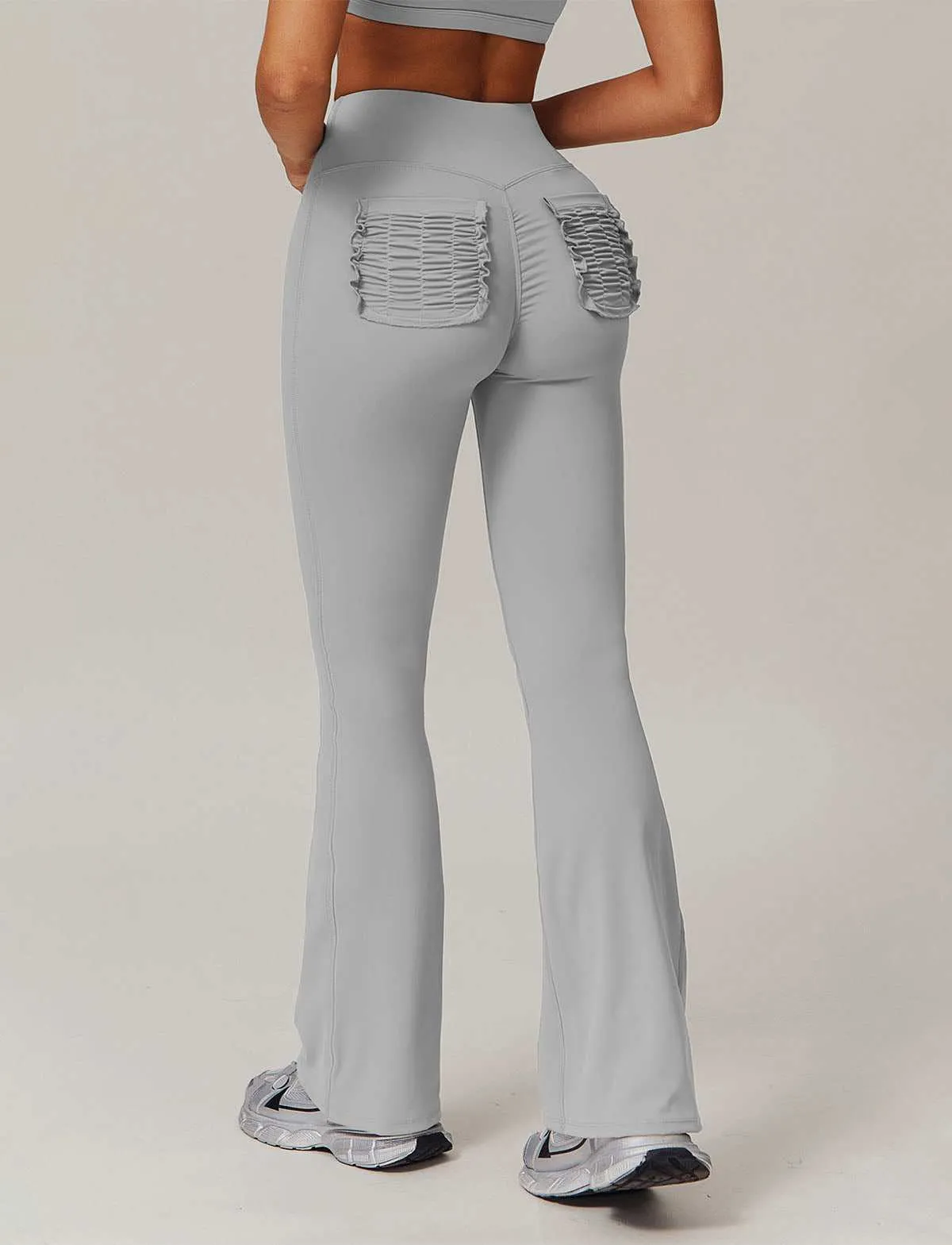Fashion High Waist Yoga Flare Pant
