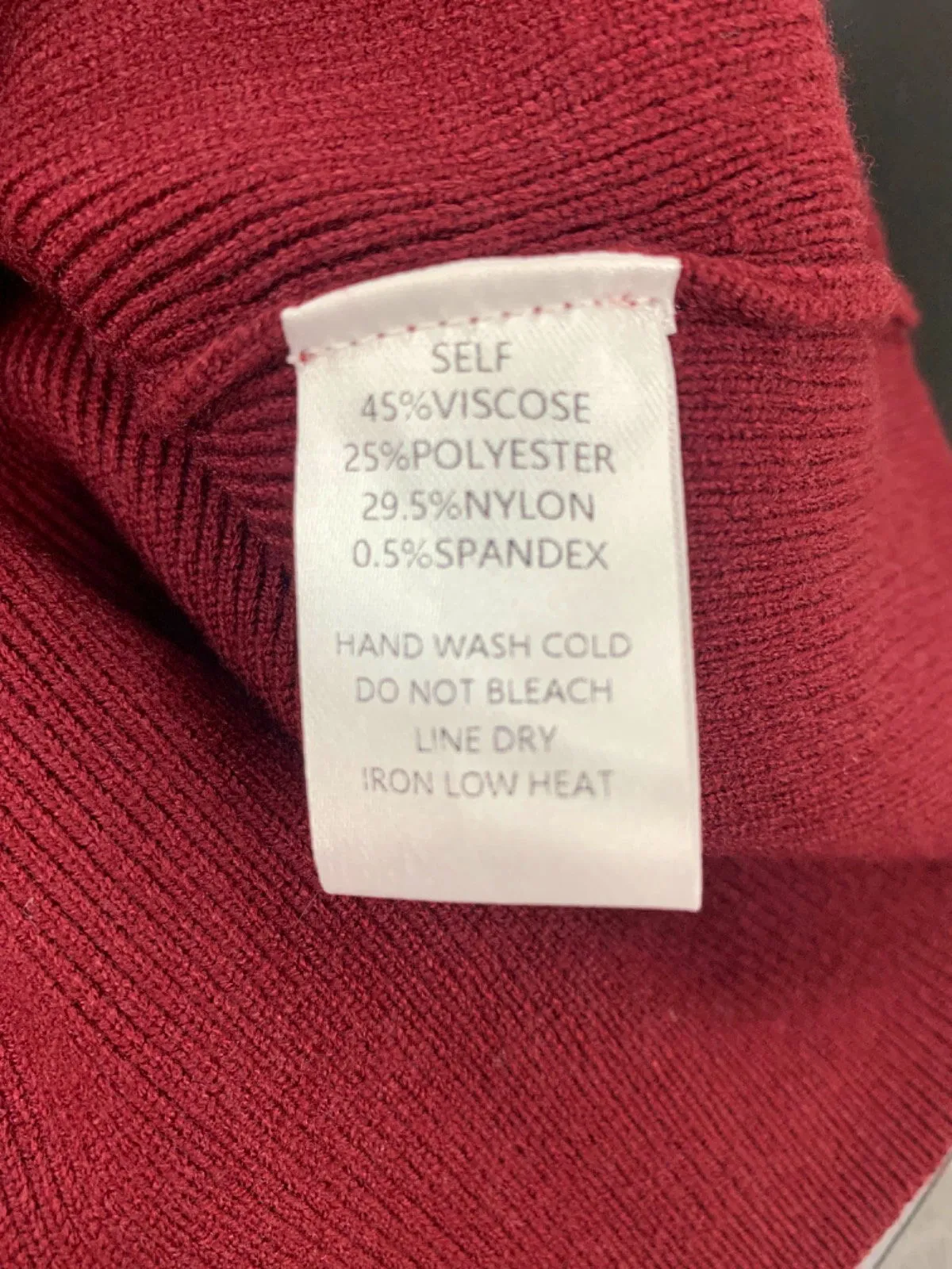 Fashion Nova Red Knit Skirt XS