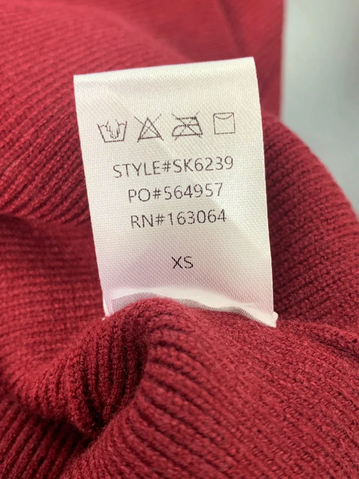Fashion Nova Red Knit Skirt XS