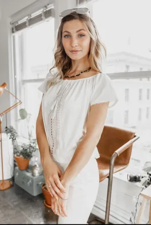 Feels Like Home Tassel Blouse
