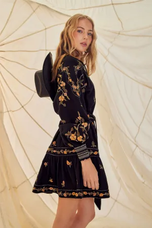 Fiucci Short Dress Onyx Black