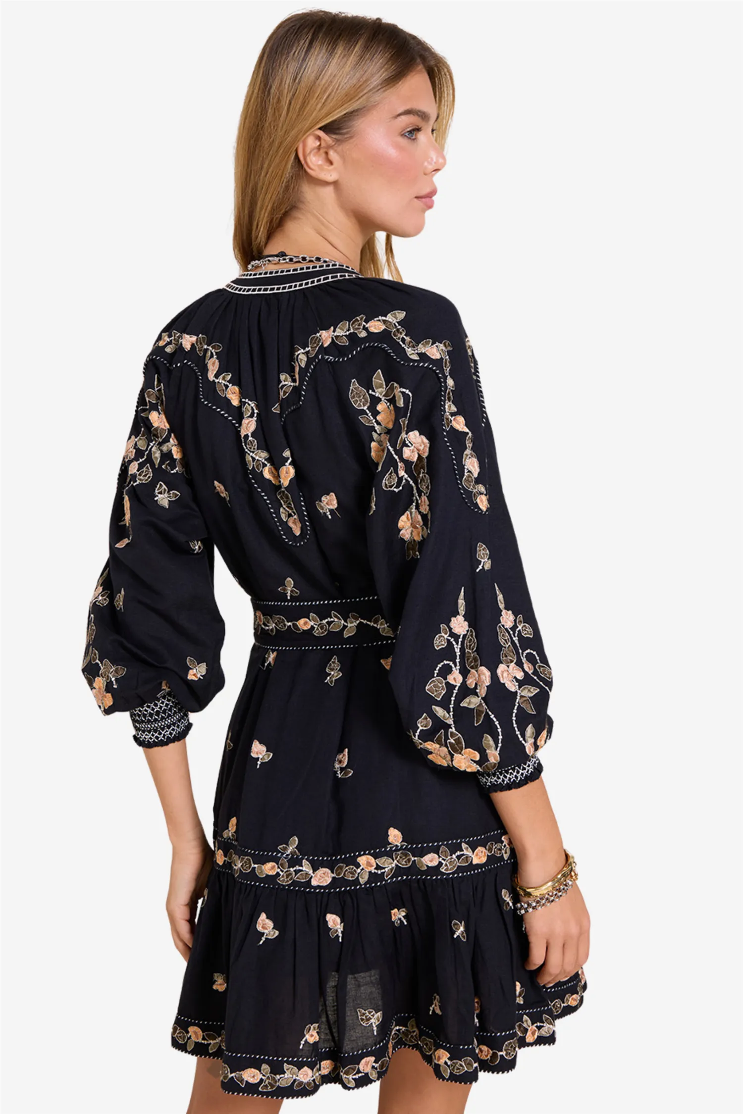 Fiucci Short Dress Onyx Black