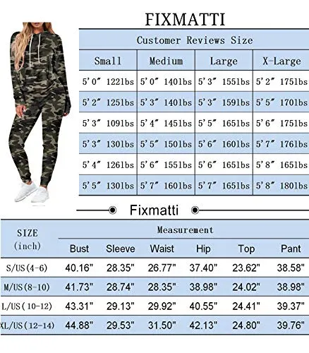 Fixmatti Camouflage Sweatsuits