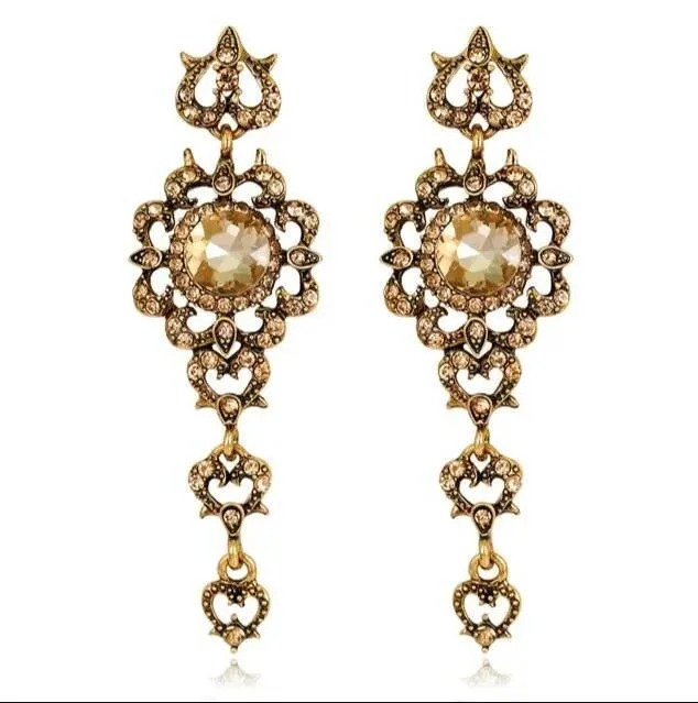 Flapper Gatsby Earrings, 20's rhinestone pearls art deco, 1920's earrings, Bridal, earrings, earrings, vintage, retro