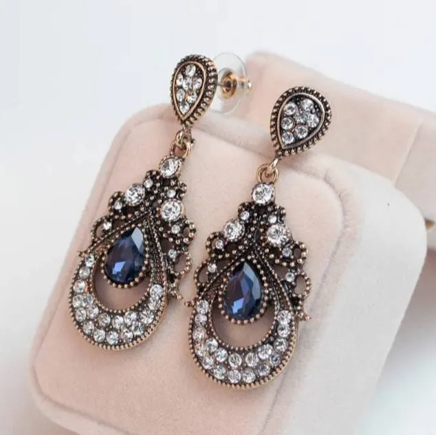 Flapper Gatsby Earrings, 20's rhinestone pearls art deco, 1920's earrings, Bridal, earrings, earrings, vintage, retro