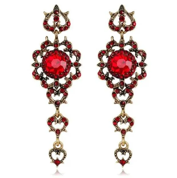 Flapper Gatsby Earrings, 20's rhinestone pearls art deco, 1920's earrings, Bridal, earrings, earrings, vintage, retro