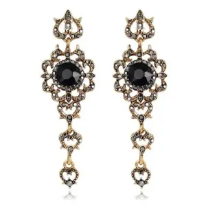 Flapper Gatsby Earrings, 20's rhinestone pearls art deco, 1920's earrings, Bridal, earrings, earrings, vintage, retro