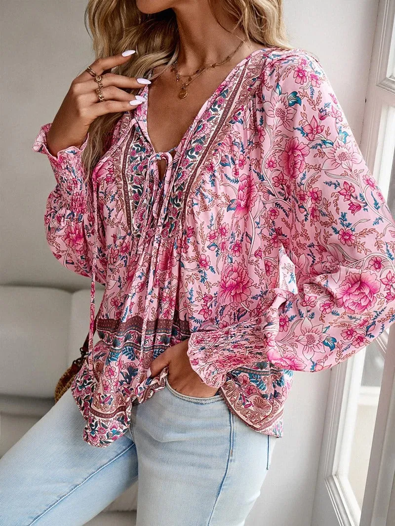 FLORA | Breezy Bohemian Floral Top