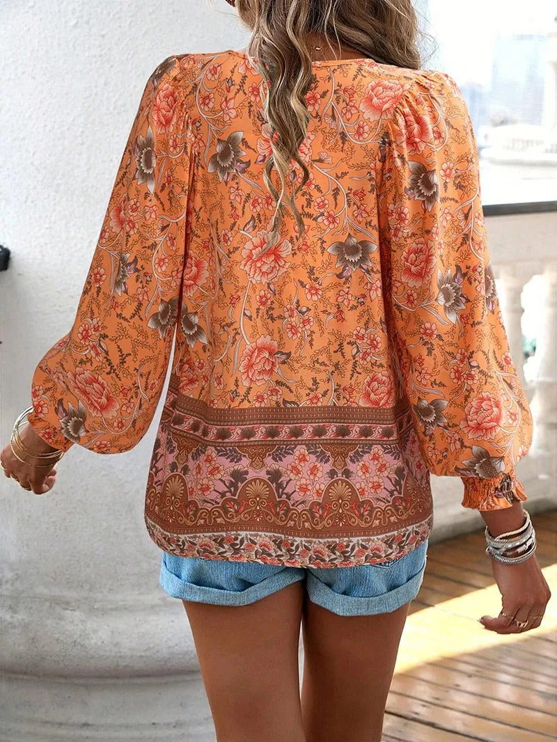 FLORA | Breezy Bohemian Floral Top