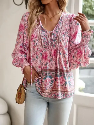 FLORA | Breezy Bohemian Floral Top